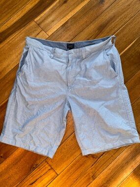 J. Crew Light Blue Men's Flat Front Shorts